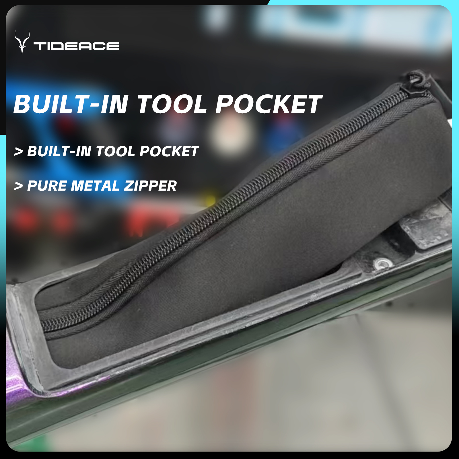 Tech Accessories Bag - Box Tool Bag Bicycle Frame Built-in