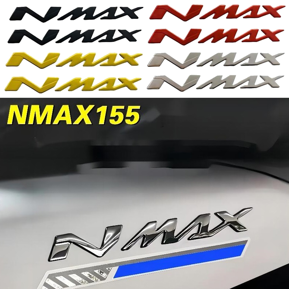 Nmax Tech Max Accessories - Motorcycle 3D Soft Plastic Emblem Stickers