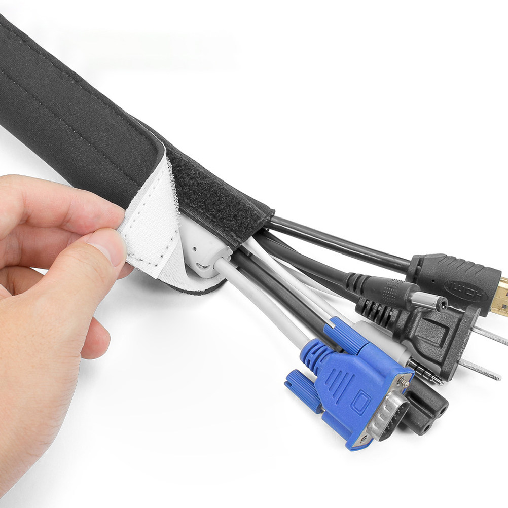 Cable Sleeve Neoprene - 2Pcs Neoprene Cable Sleeve Cuttable Protector
