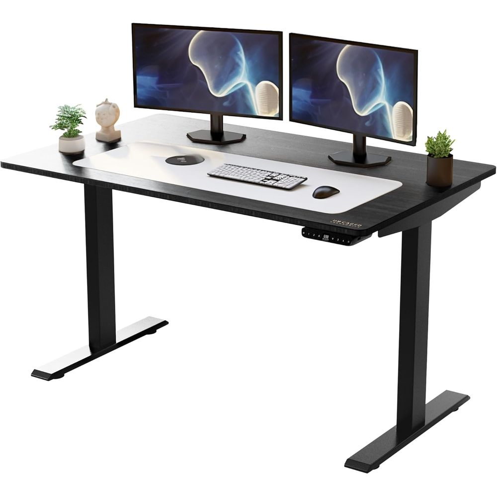 Laptop Stand Bamboo - RISE UP dual motor electric standing