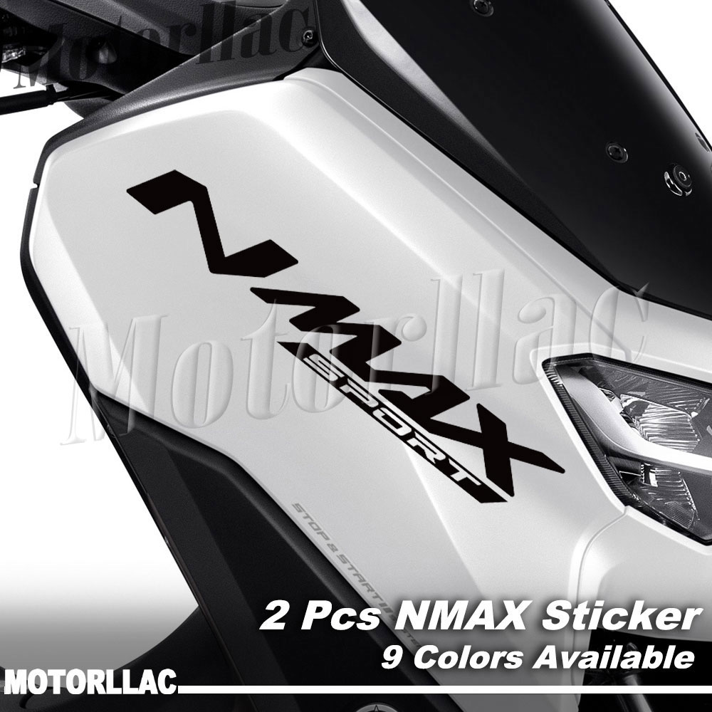 Nmax Tech Max Accessories - Motorcycle Scooter Stickers NMAX Front Stripe