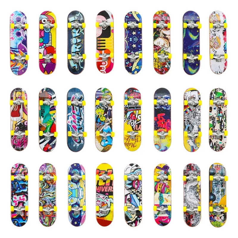 Tech Deck Accessories - 10pcs/Lot Aluminum Alloy Mini Finger Skateboards