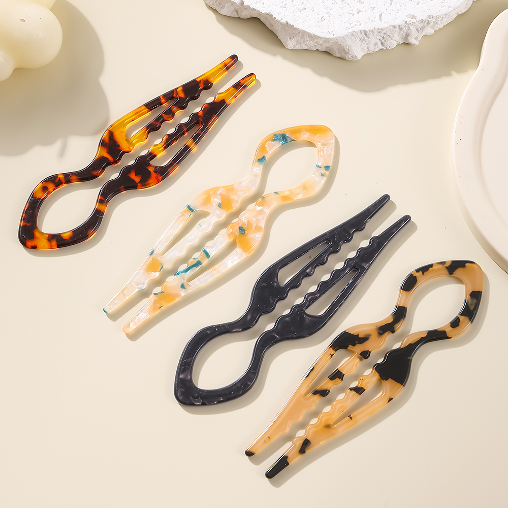 U-Shaped Hair Sticks Tortoises - đánh giá và giá Tech Accessories Women