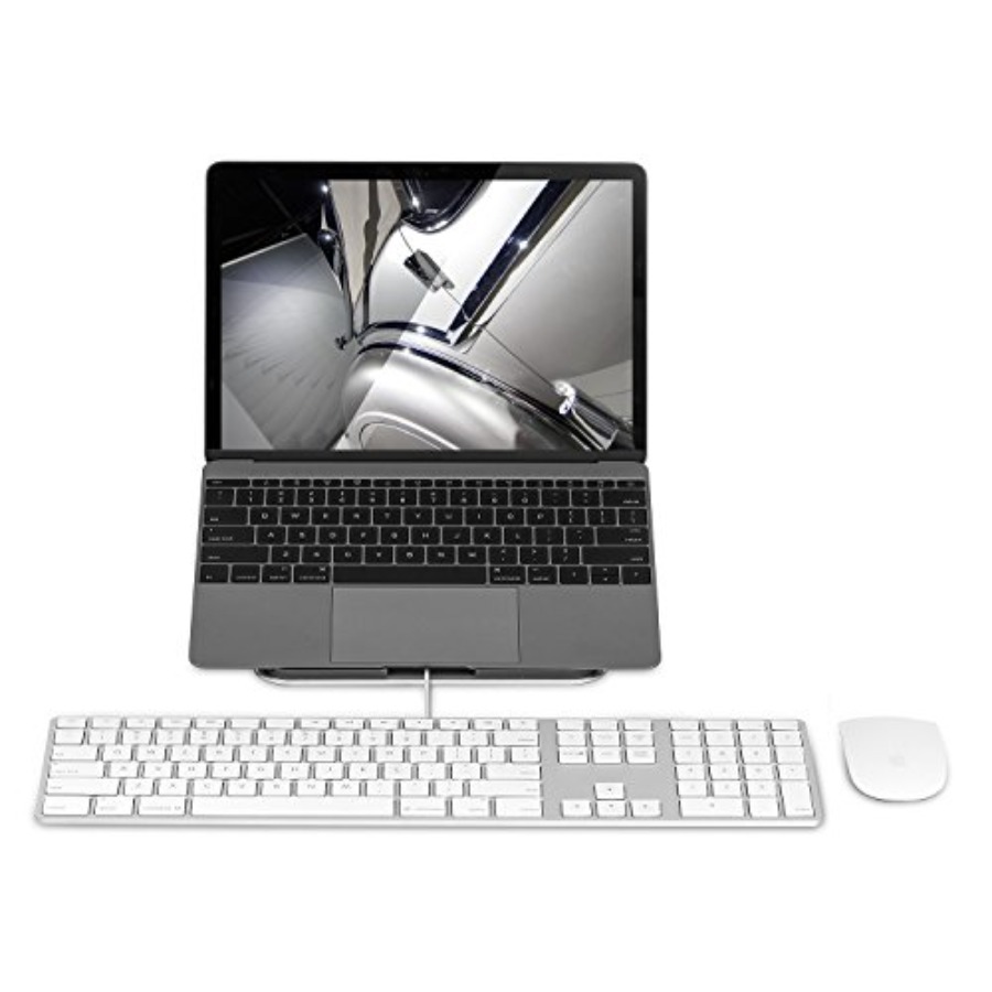 Tilted Laptop Riser for MacBoo - đánh giá và giá Laptop Stand Bamboo