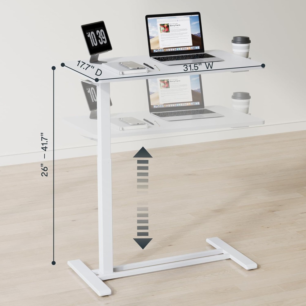 Adjustable Overbed Bedside Tab - đánh giá và giá Laptop Stand Bamboo