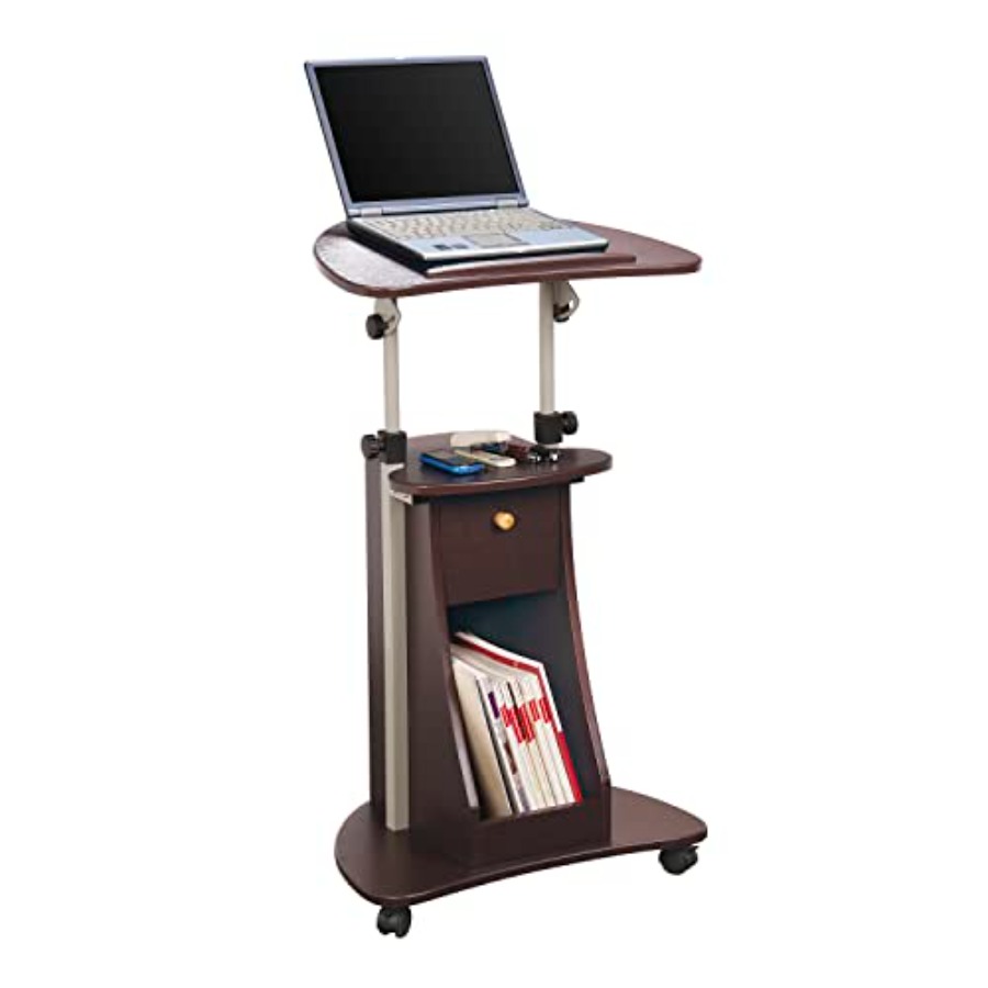 Sit-to-Stand Rolling Adjustabl - đánh giá và giá Laptop Stand Bamboo