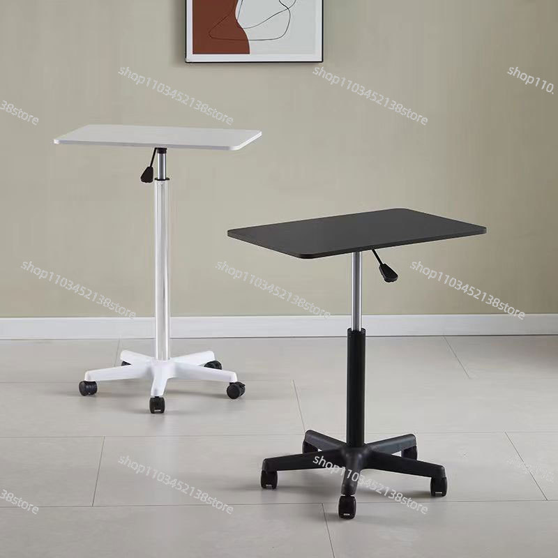 Pulley Mobile Small Table Stan - đánh giá và giá Laptop Stand Bamboo