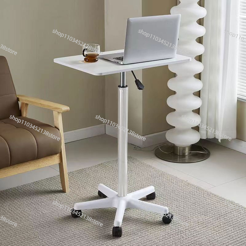 Pulley Mobile Small Table Stan - đánh giá và giá Laptop Stand Bamboo