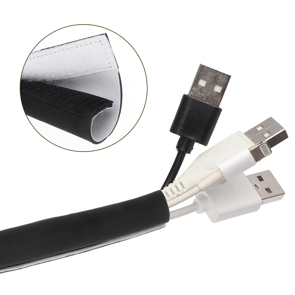 DIY Cable Management Sleeve Br - đánh giá và giá Cable Sleeve Neoprene
