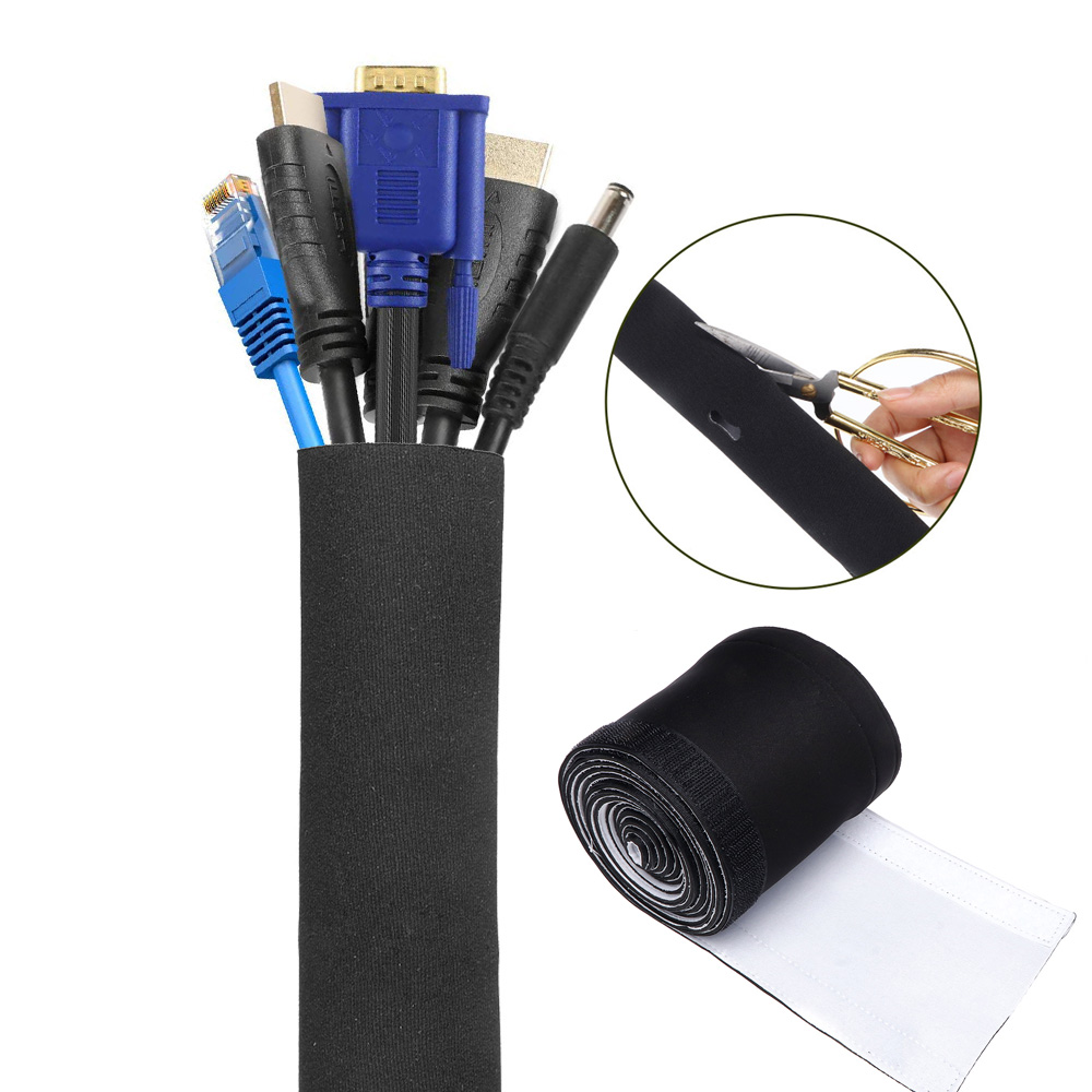DIY Cable Management Sleeve Br - đánh giá và giá Cable Sleeve Neoprene