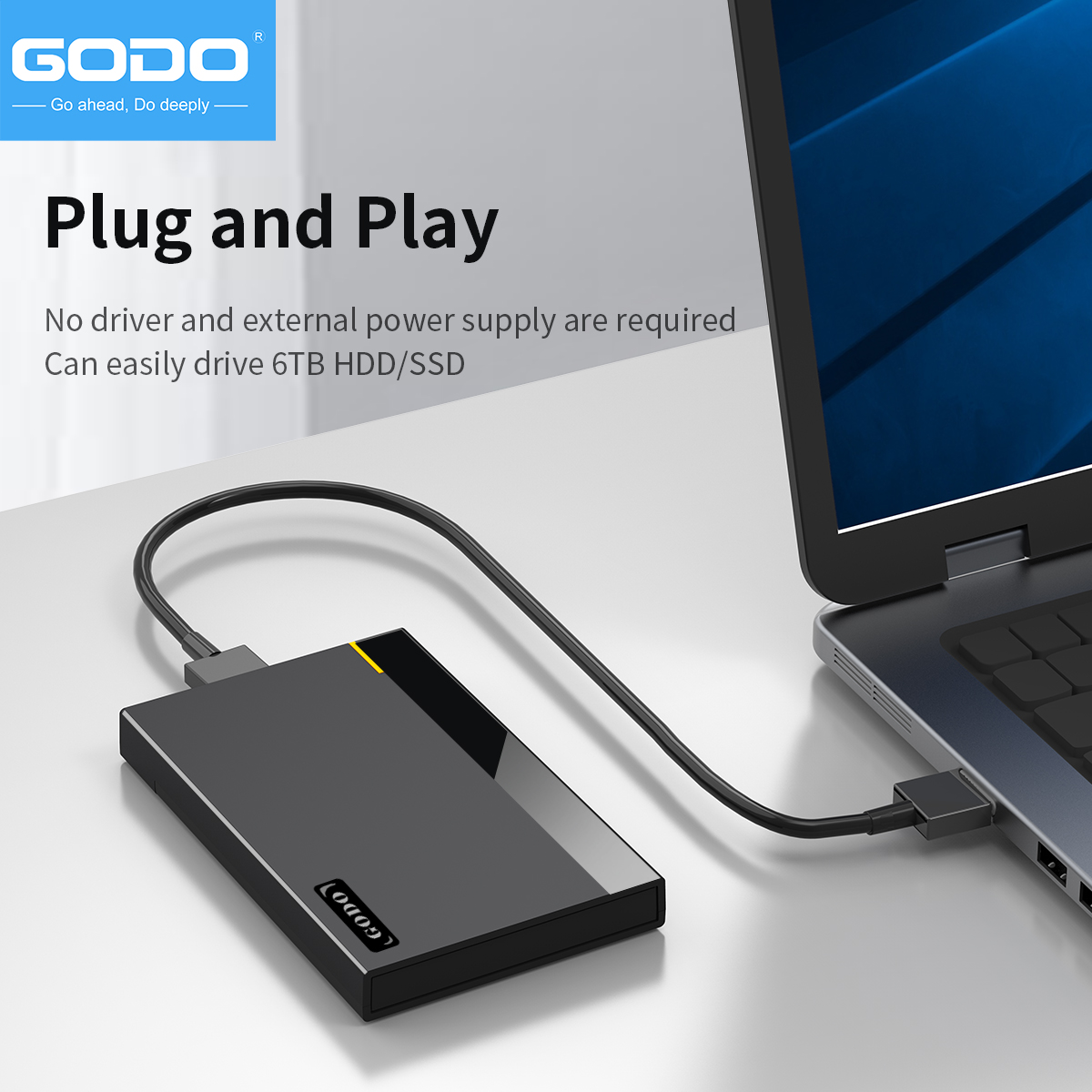 GODO 2.5' USB 3.0 External Har - đánh giá và giá Portable Ssd Enclosure