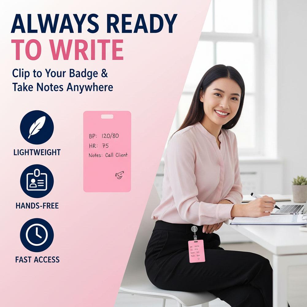 Portable Dry Erase Note Badge  - đánh giá và giá Tech Accessories For Office