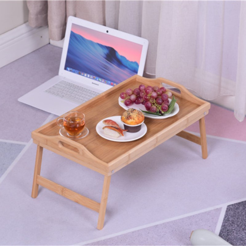 Portable Bamboo Wood Bed Tray  - đánh giá và giá Laptop Stand Bamboo