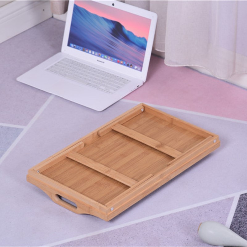 Portable Bamboo Wood Bed Tray  - đánh giá và giá Laptop Stand Bamboo