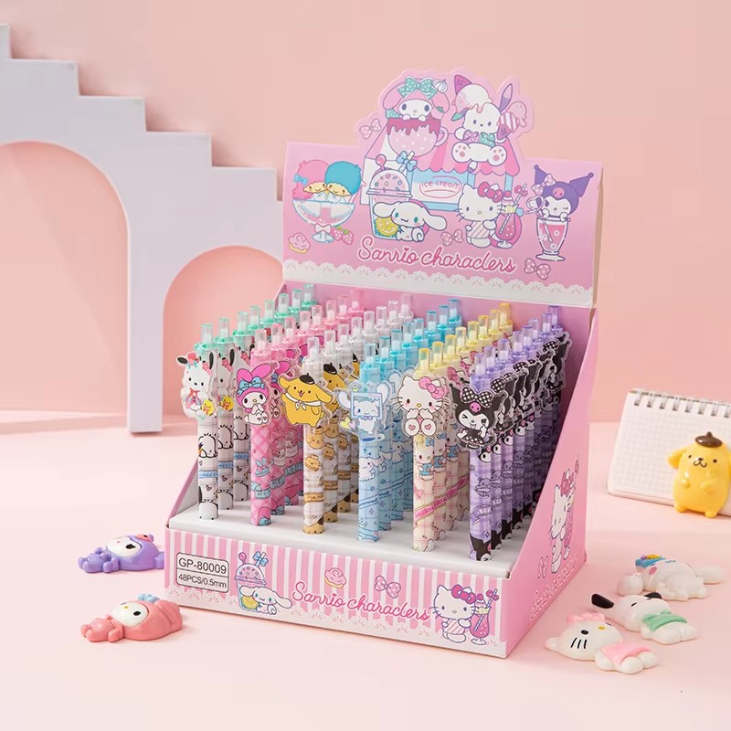 48pcs Gel Pen Kuromi Cinnamoro - đánh giá và giá Tech Accessories For Office