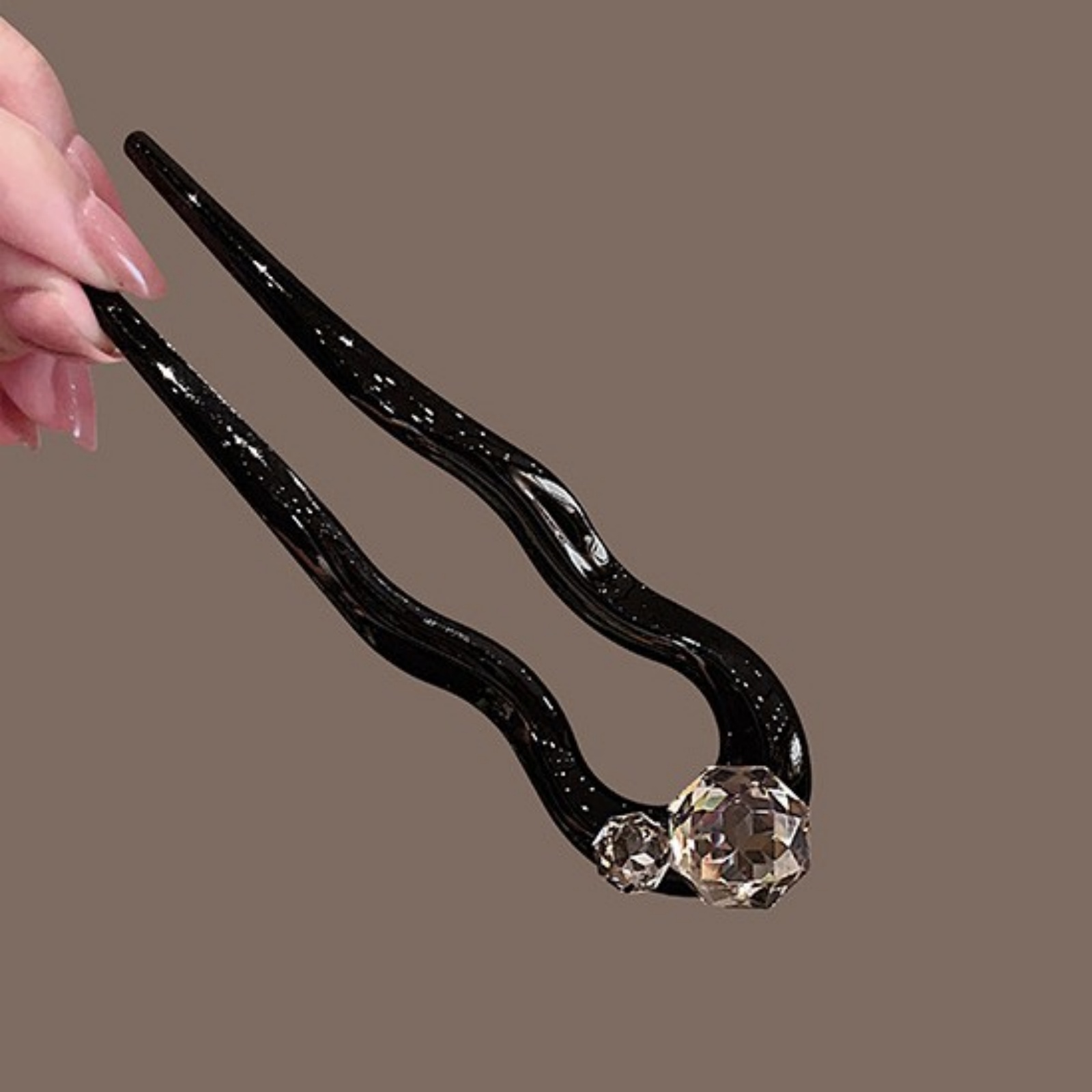 1PC Crystal Hair Fork,Black El - đánh giá và giá Tech Accessories Women