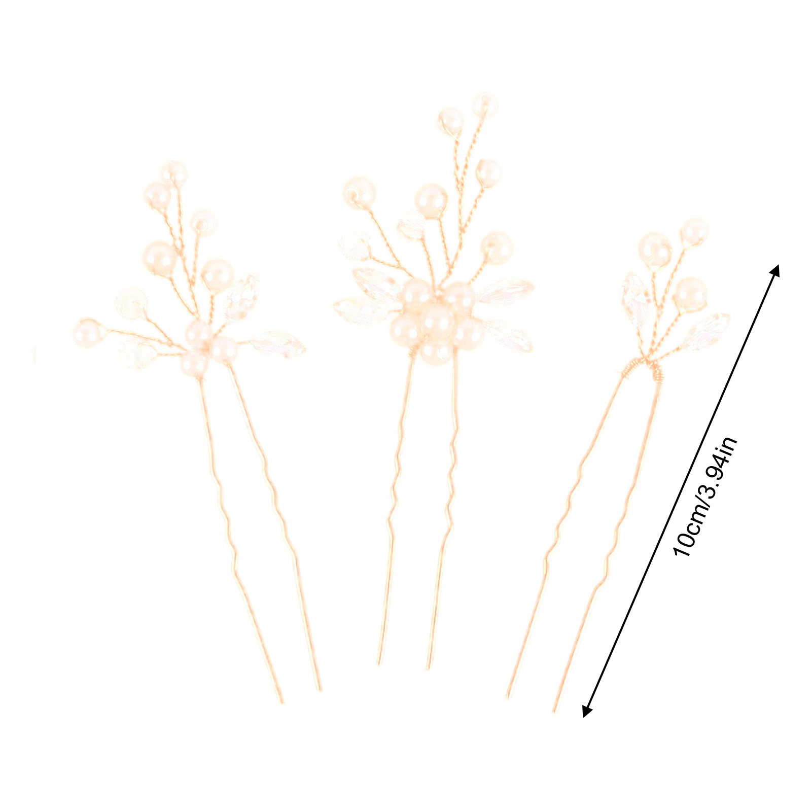 3pcs Bride Hairpin Trendy Hair - đánh giá và giá Tech Accessories Women
