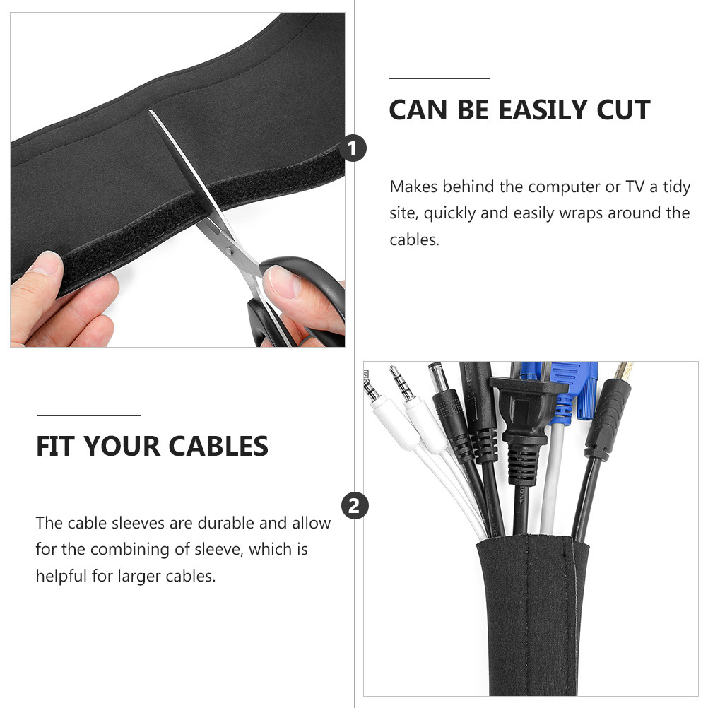 2Pcs Neoprene Cable Sleeve Cut - đánh giá và giá Cable Sleeve Neoprene
