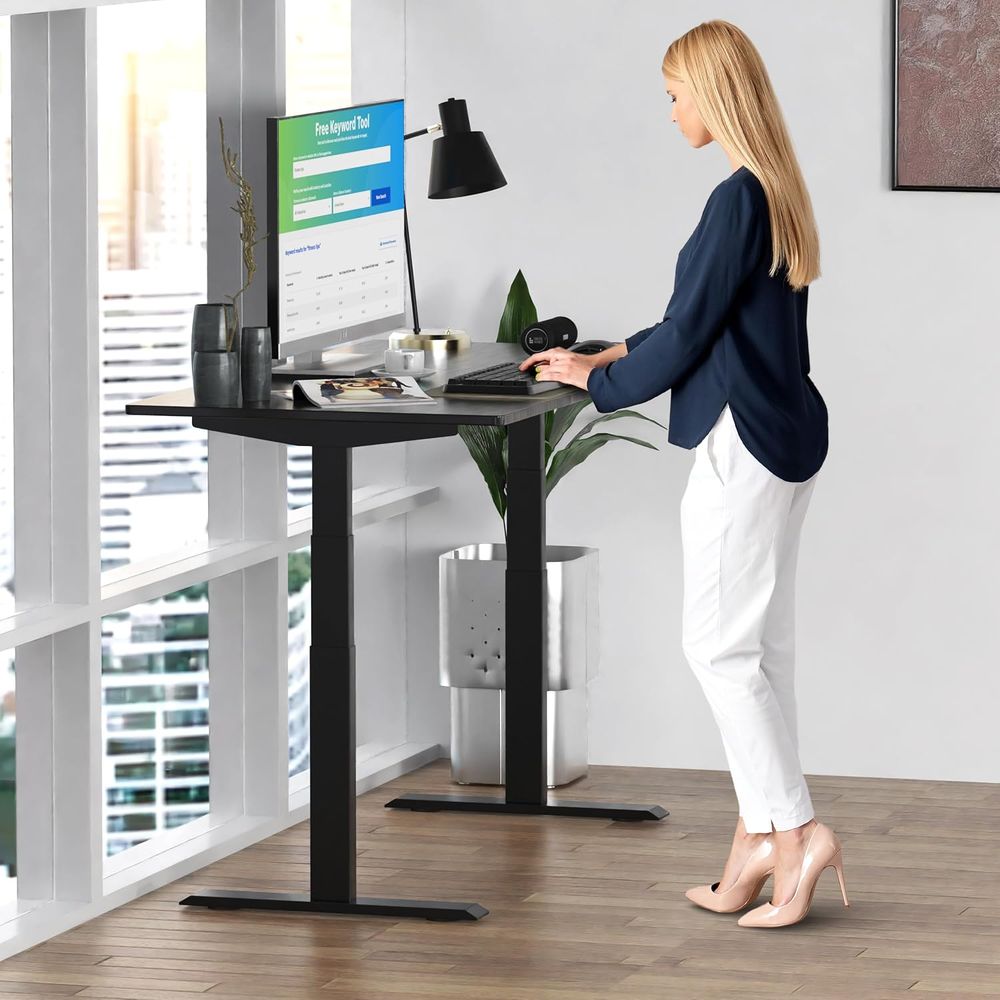 RISE UP dual motor electric st - đánh giá và giá Laptop Stand Bamboo