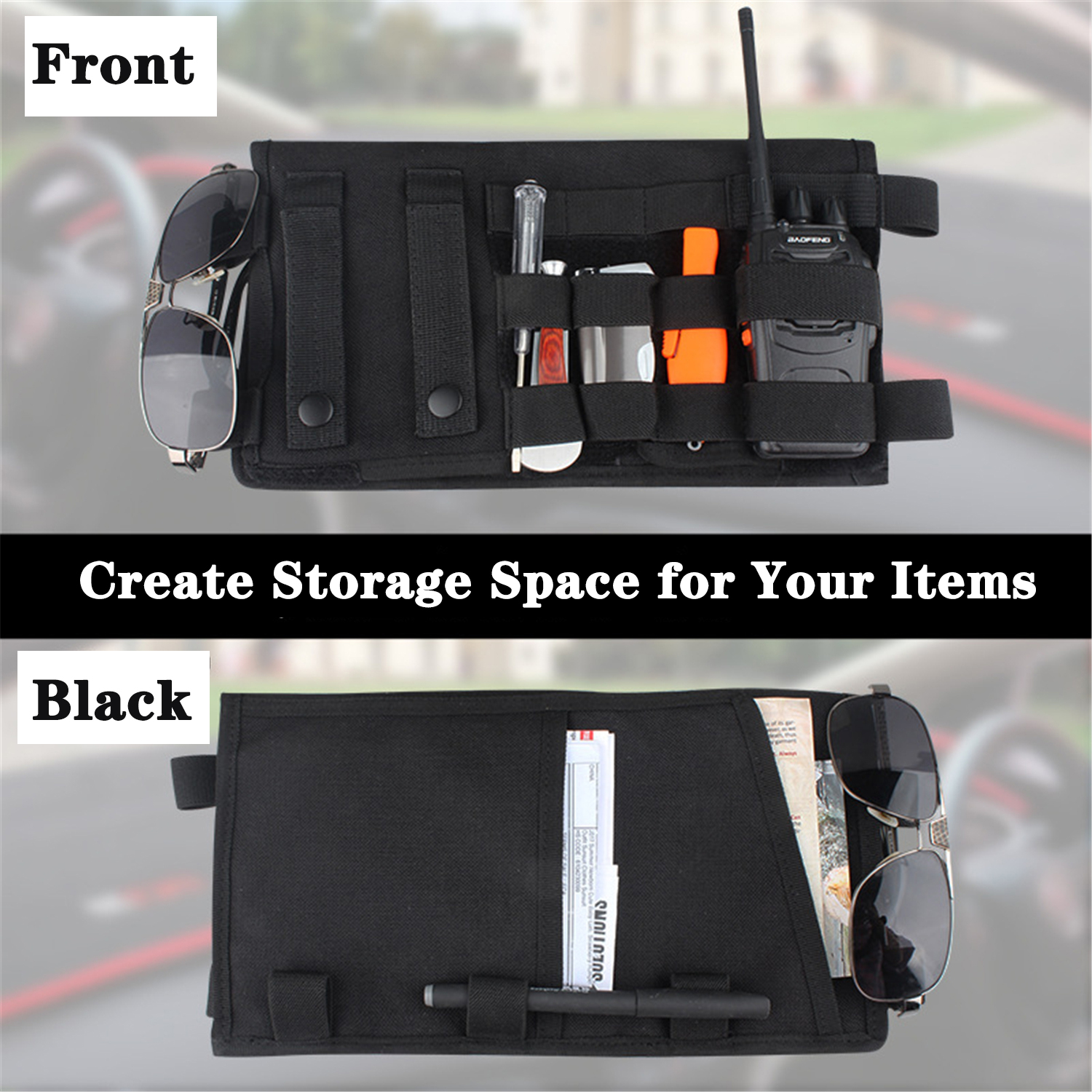 Car Sun Visor Organizer Pouch  - đánh giá và giá Tech Accessories Bag