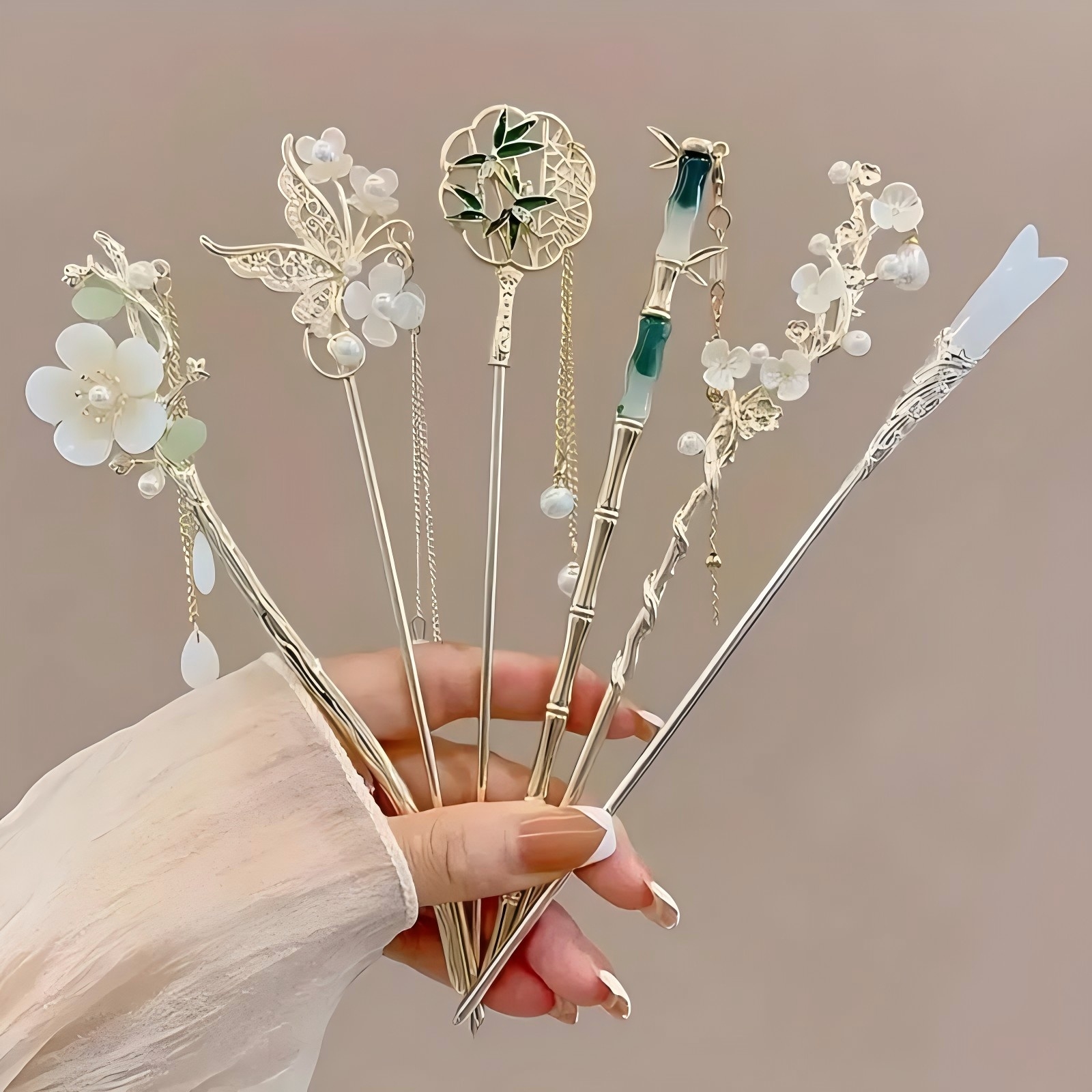 1/6pcs Elegant Chinese Style T - đánh giá và giá Tech Accessories Women