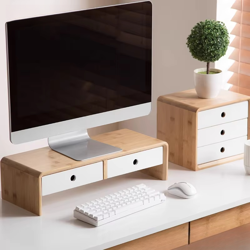Bamboo Laptop Monitor Riser Ec - đánh giá và giá Laptop Stand Bamboo