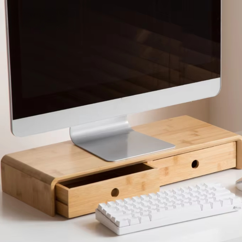 Bamboo Laptop Monitor Riser Ec - đánh giá và giá Laptop Stand Bamboo
