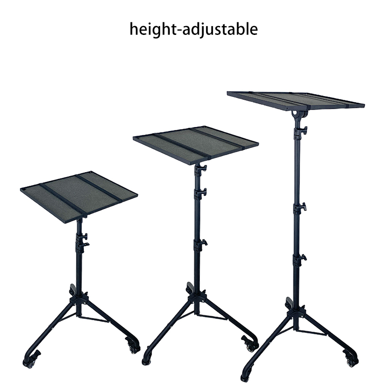 Wheel Mobile Tripod Adjustable - đánh giá và giá Laptop Stand Bamboo