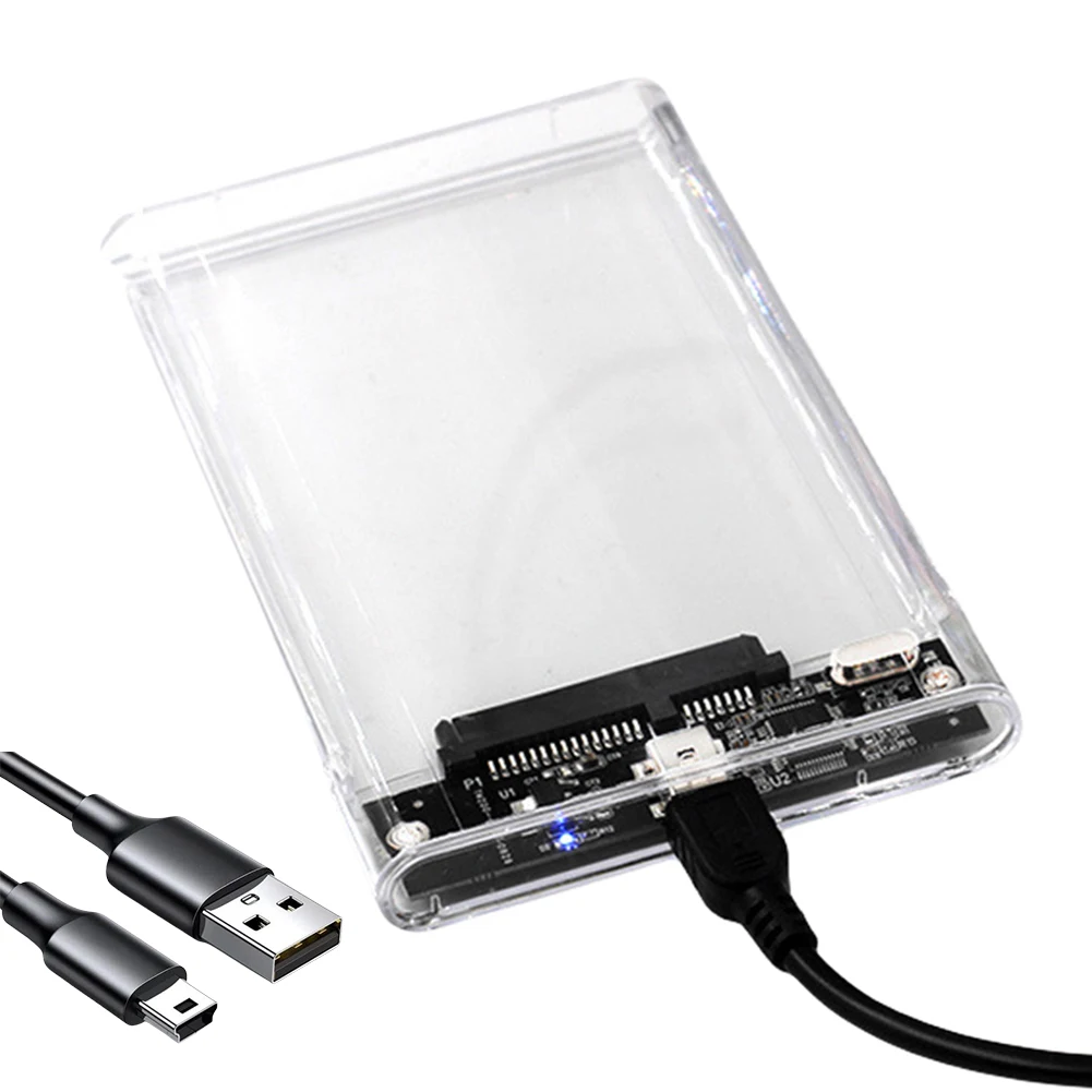 2.5 Inch HDD/SSD Case Transpar - đánh giá và giá Portable Ssd Enclosure