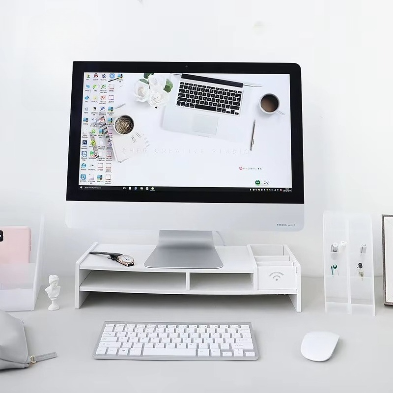 &cSpace Saving 2 Tier Bamboo L - đánh giá và giá Laptop Stand Bamboo
