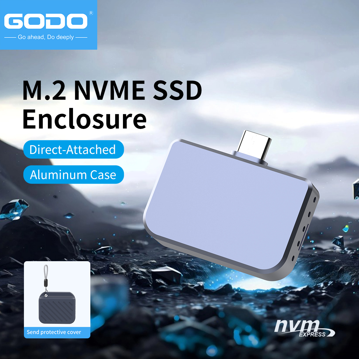GODO 2230 Type-C Plug & Play M - đánh giá và giá Portable Ssd Enclosure